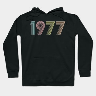 Vintage 1977 43nd Birthday Gift idea Men Women Hoodie